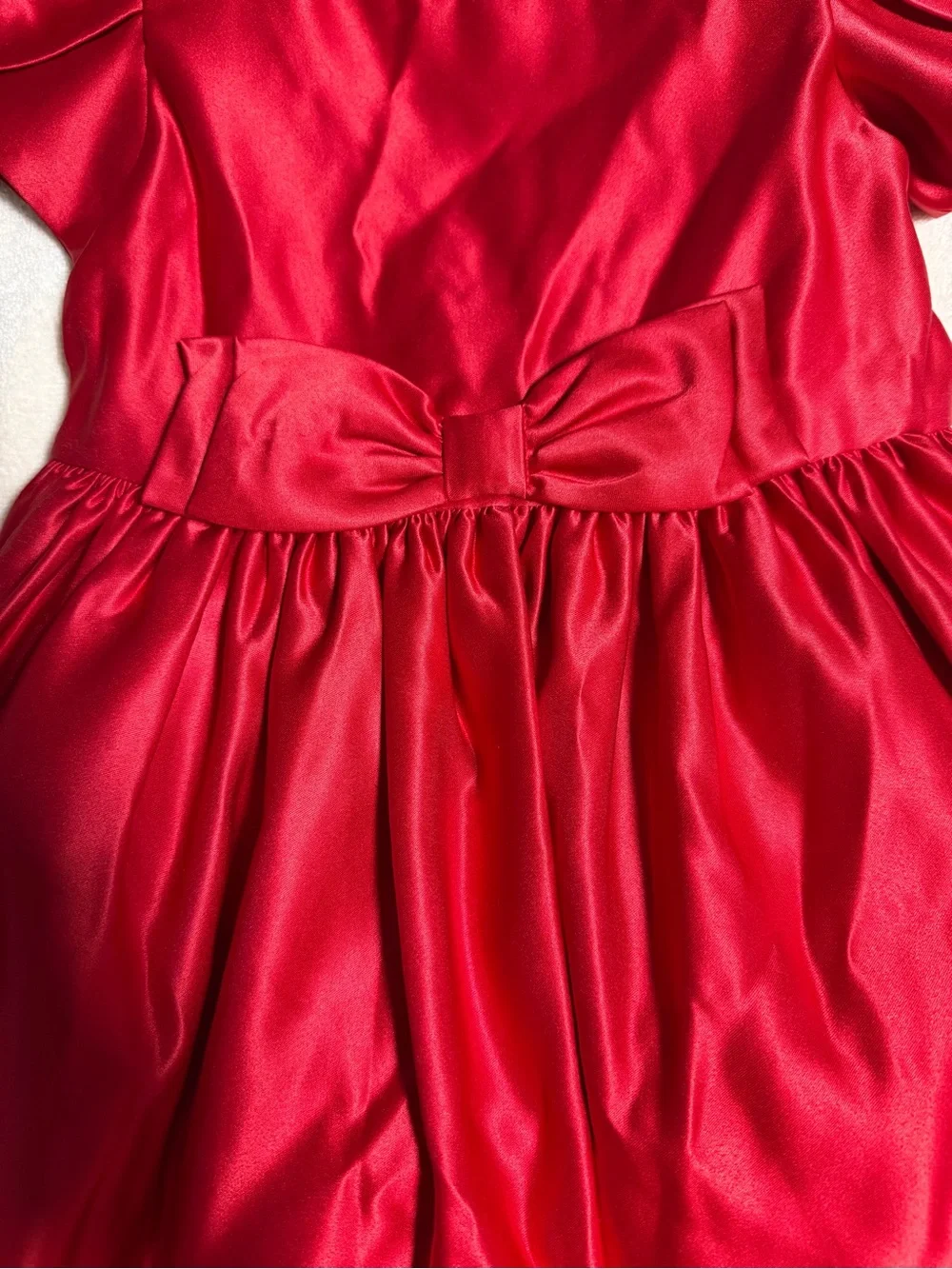 Janie and Jack Toddler Girl’s Satin Tulip Sleeve Dress US Size 3T